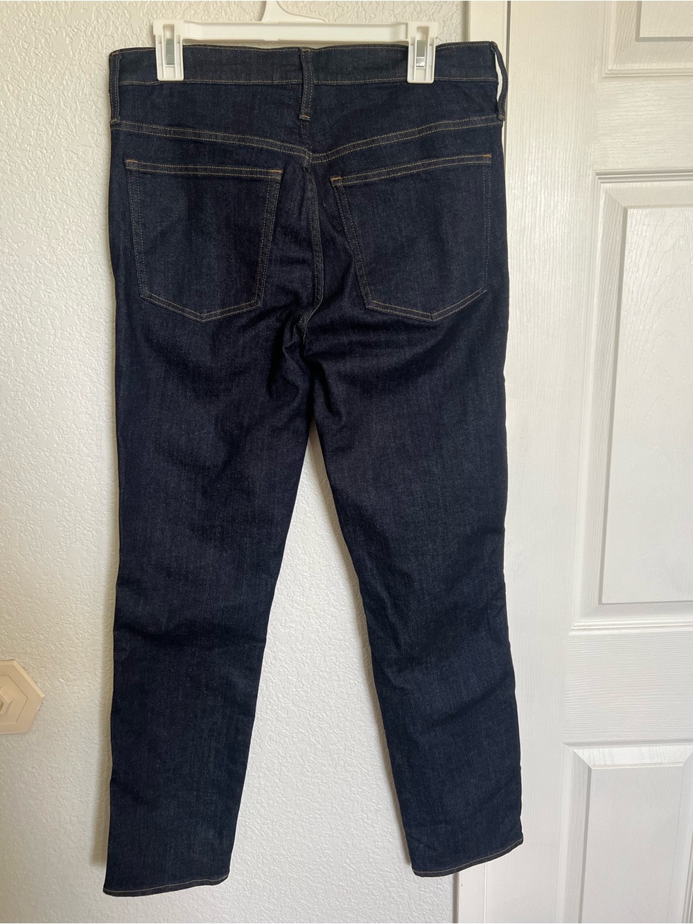 J. Crew Tall Mid-Rise Vintage Slim Straight Jean in Dark Wash, Size 30T - Picture 6 of 8